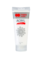 Farba akrylowa Studio 200 ml biel tytanowa Happy Color