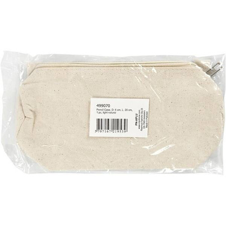 Piórnik zaokrąglony bawełniany 6x20 cm