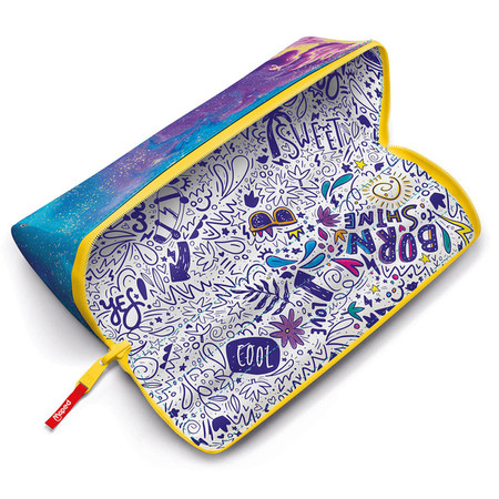 Piórnik do pokolorowania Trendy różowy