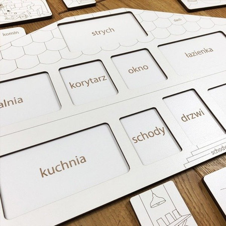 Układanka edukacyjna Dom