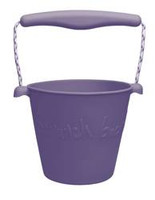 Składane wiaderko do wody i piasku Scrunch Bucket - Purpurowy