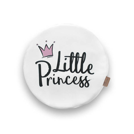 Poduszki białe ekoskóra NAPISY 1 szt. 6 cm AKSON