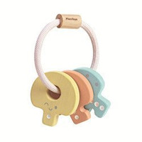 Pastelowa grzechotka klucze Plan Toys