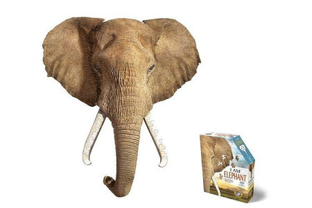 MADD CAPP,  Puzzle konturowe I AM - Słoń 300 elem.