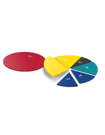 Learning Resources | Kolorowe części koła i kąty (zestaw 6 sztuk) LER91049