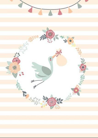 Kartki i Koperty 8 zestawów, Narodziny