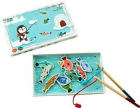 Gra magnetyczna Pingwin na rybach