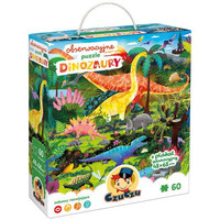 Puzzle obserwacyjne Dinozaury 60 el. 4+ CzuCzu