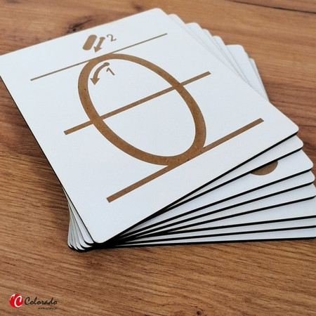 Litery diakrytyczne do nauki pisania (duże litery)