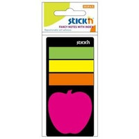 Zakładki Indeksujące Neon + Notes Jabłuszko