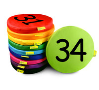 Poduszki KODURA 3 cm zestaw Liczby 31-40 zestaw 10 szt. AKSON