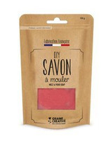 Baza mydlana glicerynowa Transparentna Czerwona