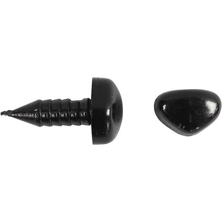 Oczka i noski na sztyftach czarne