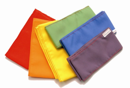 Zestaw 6 szt szarf szkolnych w kolorze niebieskim