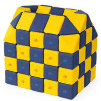 Materiałowe klocki magnetyczne XXL JollyHeap 100 szt. CREATIVE