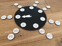 Zegar Sylabowy Z Samogłoskami