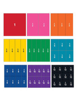 Learning Resources | Kolorowe ułamki - kwadraty (dwustronne) LERLER1617