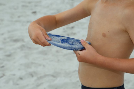 Silikonowy dysk Scrunch - Purpurowy