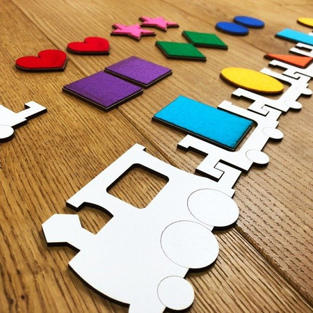 Pociąg Sekwencyjny – Kolory I Kształty