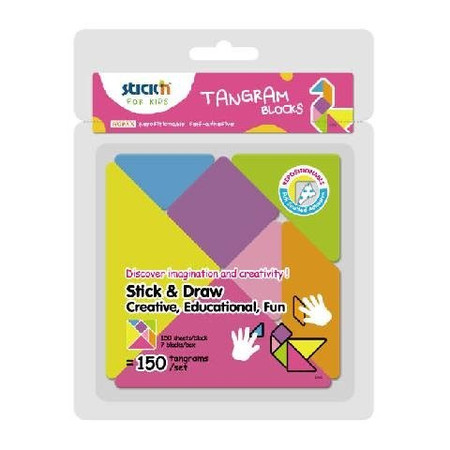 Notesy Samoprzylepne Tangram, 150 Kart.