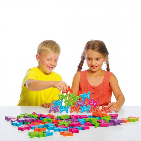 Gra zręcznościowa drewniane Duszki XXL 80 elementów Erzi 42266