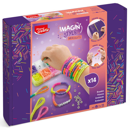 Creativ bransoletki neonowe  - zestaw 14 szt. (6)