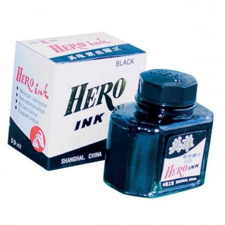 Atrament do pióra Hero 59 ml Czarny