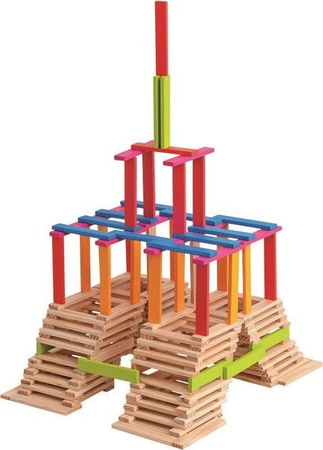 Klocki drewniane planks 200 sztuk