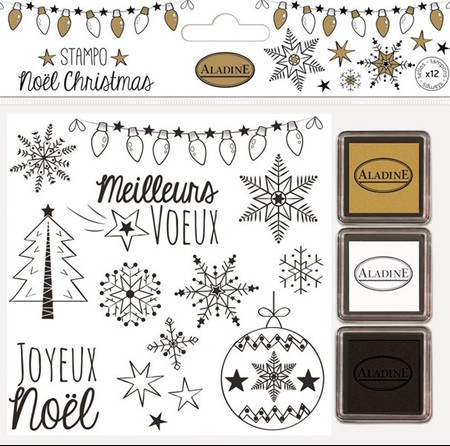 Stempelki Bożonarodzeniowe Śnieżynki