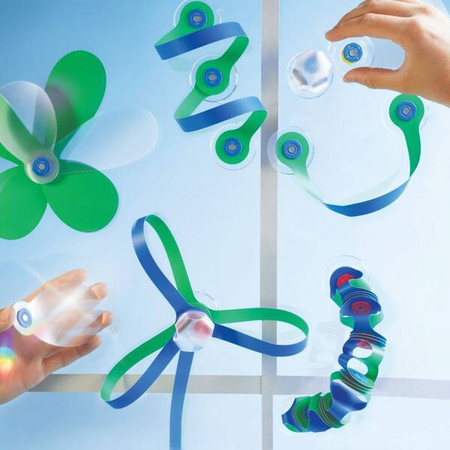 Klocki magnetyczne Clixo 24 el. Grip and Stick przyssawki i pryzmaty