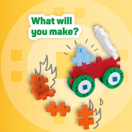 Plus-Plus Make & Go!, Midi Basic - 200 szt 5 płytek 20 kół - Edukacja