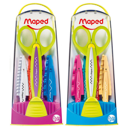 Nożyczki do wycinania wzorów zestaw 5 ostrzy