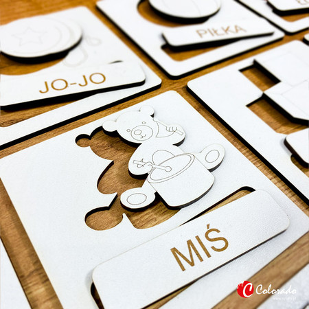 Układanka Tematyczna– Zabawki