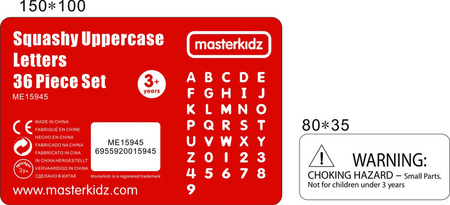 MASTERKIDZ Zestaw Literek i Cyferek Alfabet