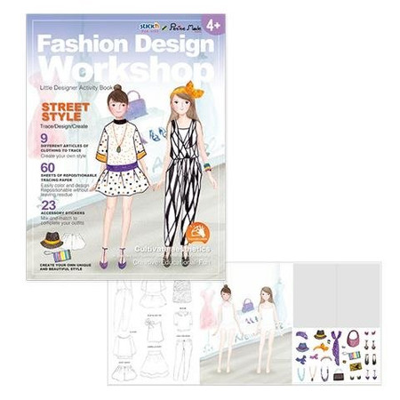 Książka do zabawy Zaprojektuj Strój Miejski Styl