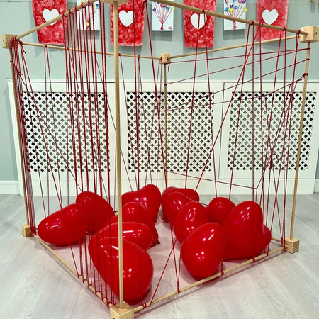 Drewniane patyczki konstrukcyjne Trigonos Cubic - 20 el.