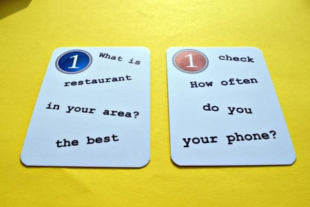 Fun Card English My Next 50 Questions