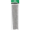 Druciki kreatywne Srebrne 6 mm L: 30 cm  24 szt.