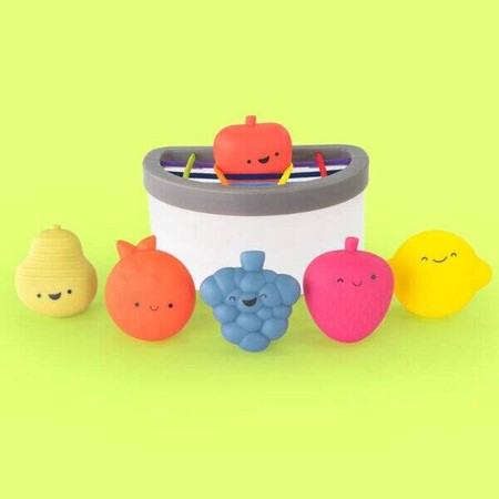 Zabawka STEM: sorter kubeczek z owocami, 6 mies.+, Sasssy