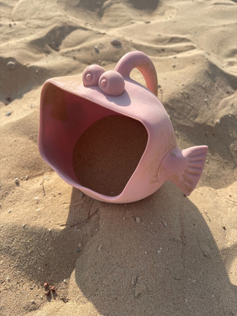 Silikonowy Czerpak Scrunch - Koralowy