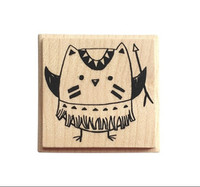 Stempel Ptaszek Indianin