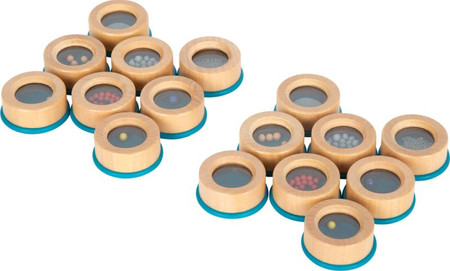 Drewniane memo dźwiękowe Sensory posłuchaj dźwięku Small Foot