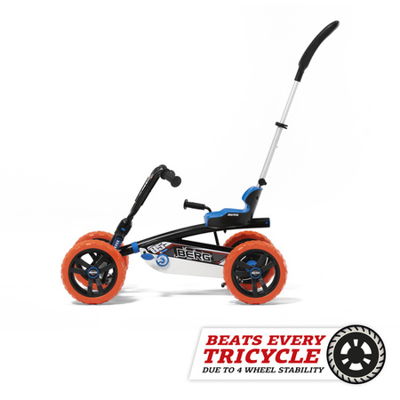 BERG Gokart na Pedały Rowerek Buzzy Nitro 2 tryby kierowania rodzic/dziecko