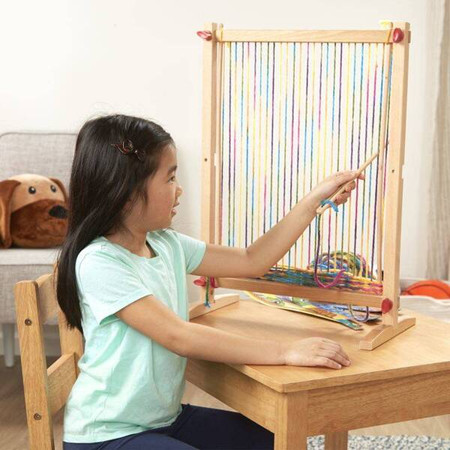 Gigantyczne krosno tkackie 58x42x24cm