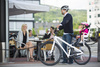 Hamax - Fotelik rowerowy Caress montowany na ramie - White/black