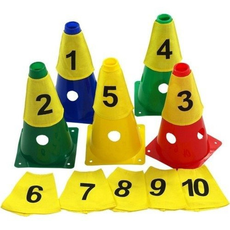 Znaczniki numerowane na pachołki 10 szt