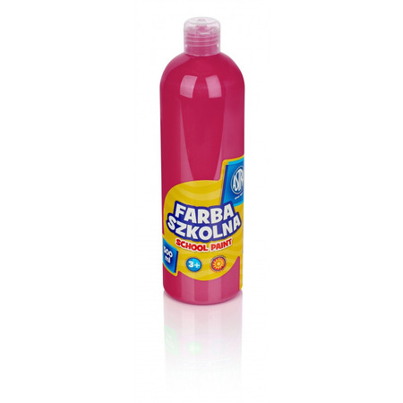 Farba plakatowa 500 ml Astra - Różowa