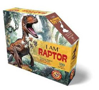 MADD CAPP, Puzzle konturowe I AM RAPTOR - 100 elem.