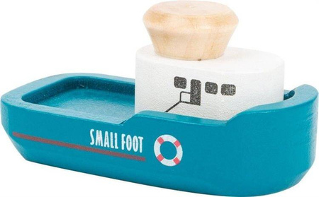 Drewniany zestaw z magnesami i dźwigiem do kolejki Kontenerowiec z nabrzeżem Small Foot