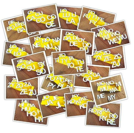 Komplet Sylab Otwartych 3D Plus Samogłoski